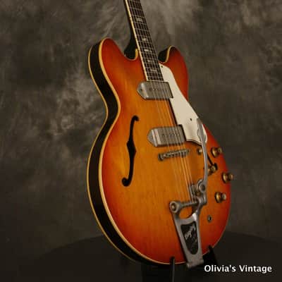 Epiphone  Casino E230TD w/BIGSBY + NICKEL hardware 1965 Sunburst image 7