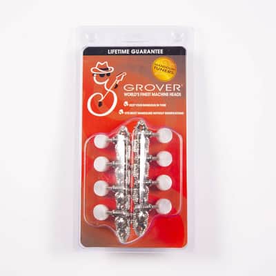 Genuine Grover Mandolin Pro/A Style Nickel 4+4 set