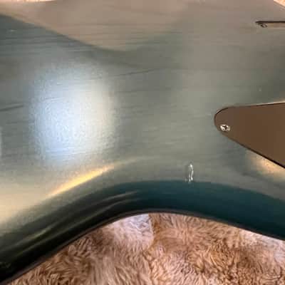 Super Rare 1989 1990 1992 Greco PXB-1200 PXB 1200 PXB1200 Phoenix 4 string Bass - Transparent Blue MIJ Japan Fujigen 26 frets brass nut P Duce pickups MIJ Ibanez Prestige HSC image 13