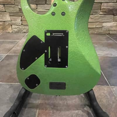 2006 Ibanez j.custom - Ultra Rare "Lizard Skin Candy Pearl Green" (Near Mint) image 14