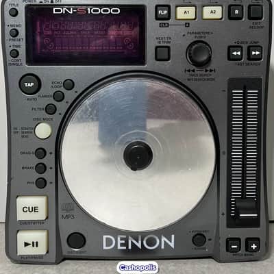 Denon DN-S1000 DJ Compact Portable CD/MP3 Player With Scratch & On-Board Effects - Black Bild 1