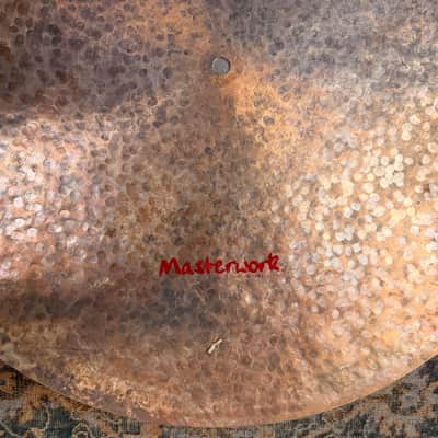UNIQUE Masterwork 22” TURK Style FLAT RIDE w TAMBOURINE JINGLES Effects Ride 2574 g MINT! Sounds Awesome! image 7