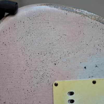 Fender American Stratocaster Heavy Relic Shell Pink Eric Johnson Pups Maple Neck image 18