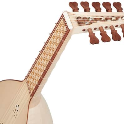 Folk Instruments Professional Design 5 Course Medieval Lute w/ Hardcase image 7