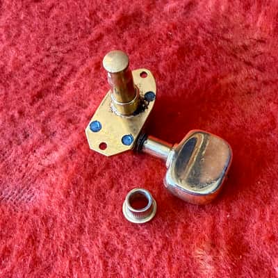 Gretsch Grover Imperial bass side guitar tuner c 1960’s Gold kidney penguin falcon Chet Atkins Viking 6120 6122 original vintage USA image 2