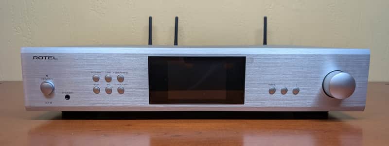 Rotel S14 Streaming Integrated Amplifier – Network Music System (Open Box Demo Silver) image 1