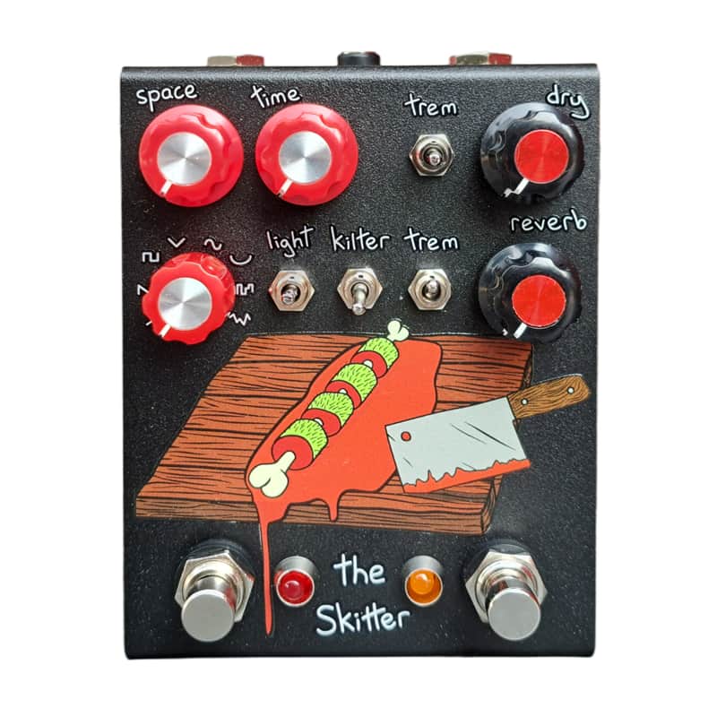 Champion Leccy The Skitter V3 Tremolo + Reverb Pedal (LTE) image 1