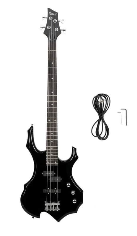 New Electric Bass Guitar Full Size 4 String Cord Wren image 1