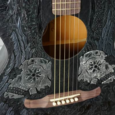 Fender Kangaroo and Alligator Leather Triple O Custom Shop Acoustic Guitar 2014 - Tony Murga Boots image 5