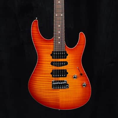Open Box Demo Suhr Modern Plus in Fireburst with Pau Ferro Fingerboard image 3