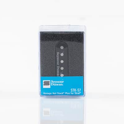 USED Seymour Duncan STK-S7 Vintage Hot Stack Plus Strat Pickup - Black image 2