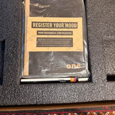 Moog One 8-Voice 61-Key Polyphonic Analog Synthesizer 2018 - Present - Black/Ash image 5