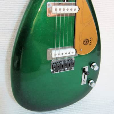 Extremely RARE (#10 of only 100 made) ZVex Drip w/ built in wah probe 2000 Green Sparkle image 6