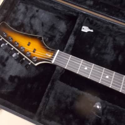 Unknown Strat style electric guitar Sunburst bound top - NICE! REDUCED image 4