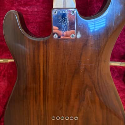 Fender Stratocaster Hardtail 3-Bolt Body 1971 - 1977 - Walnut (Mocha) image 8