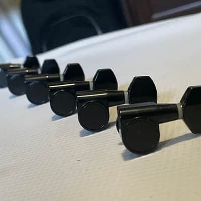 2010's Ibanez RG Series Guitar Dual Pin Black Right Hand Tuners Tuning Pegs 6 In Line image 2