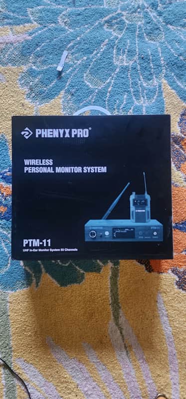 Phenyx Pro PTM-11-1B | UHF Mono Wireless In-Ear Monitor System w/ 1 Loop Output image 1