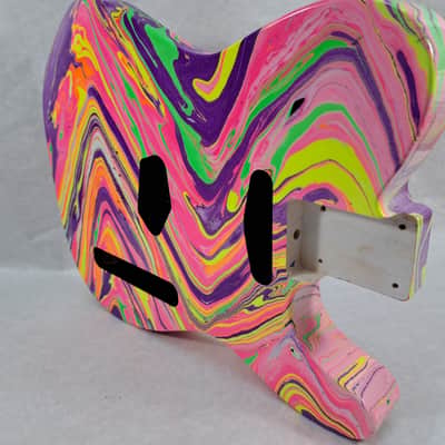 Player grade Finished Multicolor Basswood SxS body - Tele -for Fender Telecaster neck - Hardtail J2117 image 7