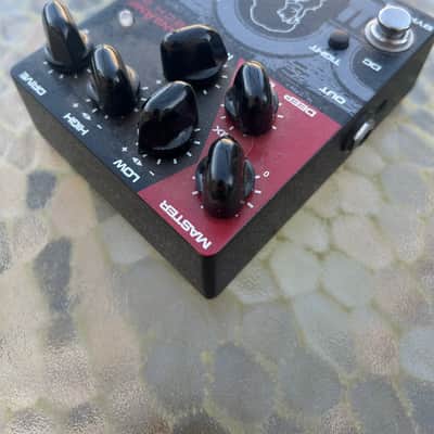 Tech 21 MP40 Limited Edition Geddy Lee Signature SansAmp Bass Drive 2022 - Black / Red image 4