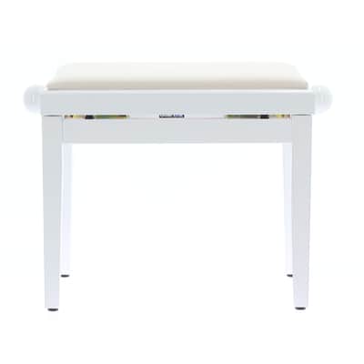 QUIK LOK PB/010 WH S Panca in Legno Bianco Satinato per Pianoforte image 4
