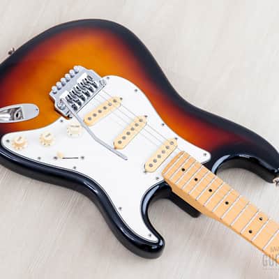 1985 Fender Boxer Series Stratocaster ST557 Sunburst w/ Blade Shooter, Japan MIJ Fujigen image 9