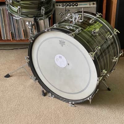1960’s Ludwig Standard Avocado Strata Drums image 10