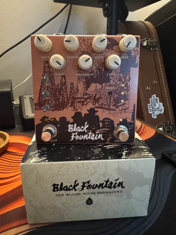 Old Blood Noise Endeavors Black Fountain Stereo 2025 - Present - terracotta image 1