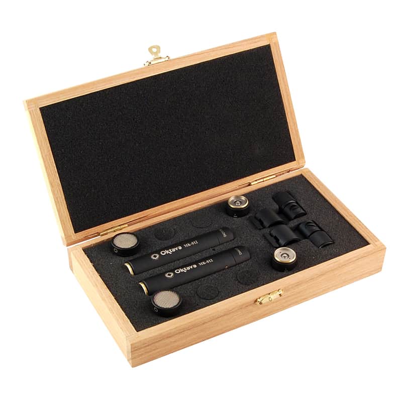 Oktava MK-012-01 MSP2 factory matched Stereo Pair with cardioid capsules (black) image 1
