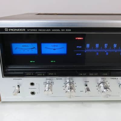 PIONEER SX-939 FM/AM STEREO RECEIVER FULLY SERVICED RECAPPED + LED'S image 5