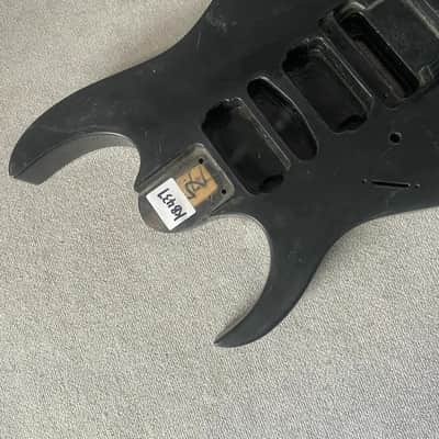 Black HSH Lefty Basswood Guitar Body image 2