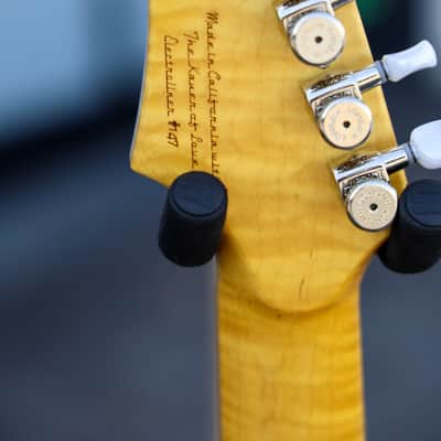 Kauer Guitars Custom David Gilmour Inspired Electroliner - Black image 8