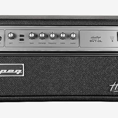 Ampeg SVT-CL Heritage Series 300-Watt Tube Bass Amp Head and 8-speaker cabinet - 2010 - Present - Black image 1