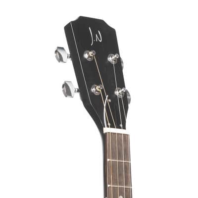James Neligan CASK-FIRKCOAL Cask Series Sapele Top 4-String Acoustic Cigar Box Guitar w/Gig Bag image 5