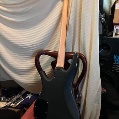 Ibanez  grr 190 bass guitar with dimarzio pickups black image 8