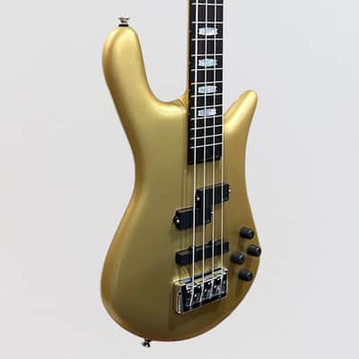 Spector Euro Classic 4 String Electric Bass Guitar - Metallic Gold Gloss image 2