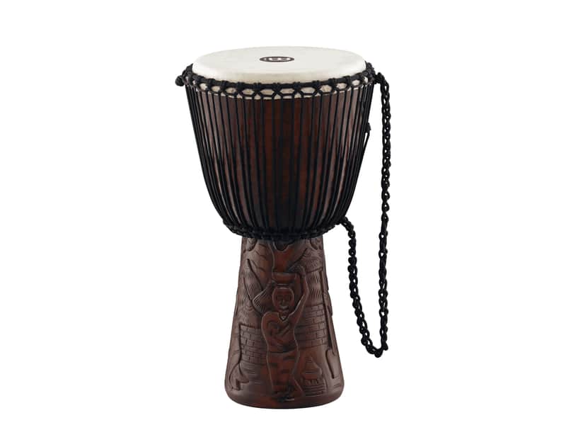 Meinl Percussion PROADJ2-L Professional 12" African Style Mahogany Djembe with Goat Skin Head image 1