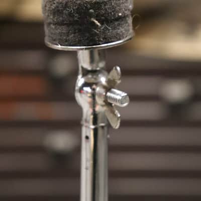 Japanese Flat Base Straight Cymbal Stand Vintage 1960's image 2