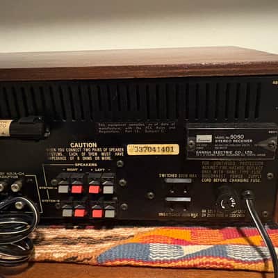 Sansui 5050 Stereo Receiver, EXcellent all-original condition, upgraded walnut case image 9