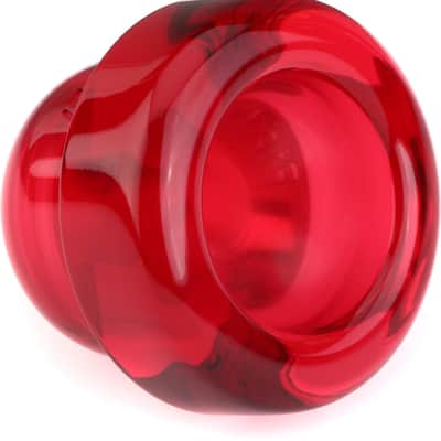 Pickett Acrylic Trumpet Mouthpiece Top - 3C Transparent Sweet Raspberry image 1