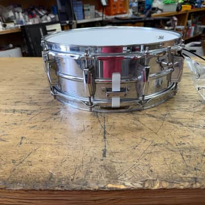 Vintage 1967 Ludwig 14"X5" LM400 Supraphonic Snare Drum Keystone Badge image 5