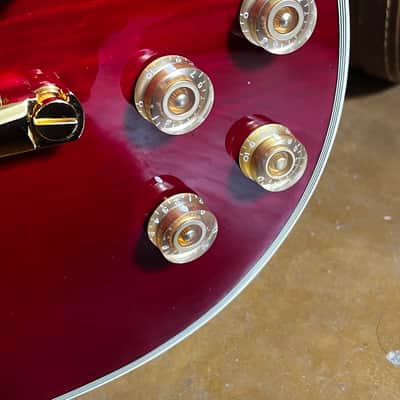 LP-Style Electric Guitar – Flamed Maple Top – Gold Hardware image 3