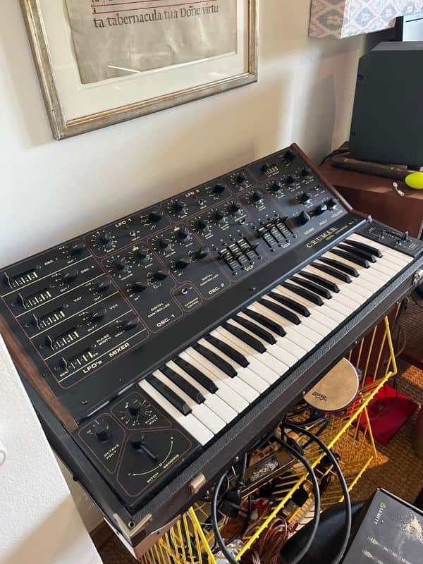 Crumar DS2 Synthesizer 1978 - Black image 1