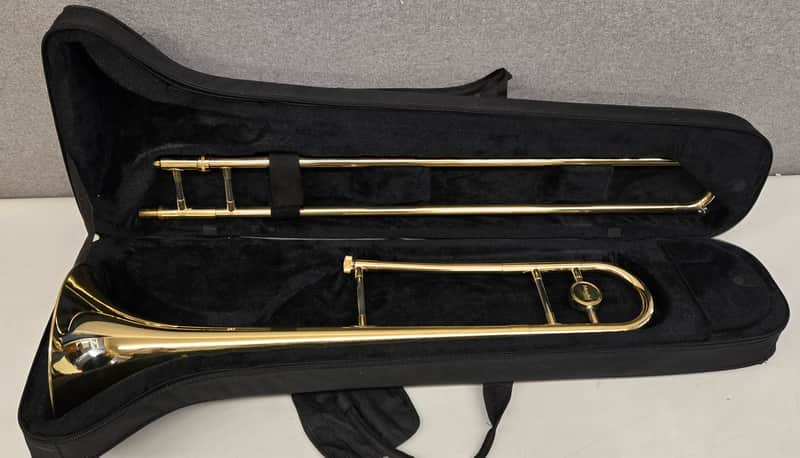 Mendini Cecilio Bb Tenor Slide Trombone Recent image 1