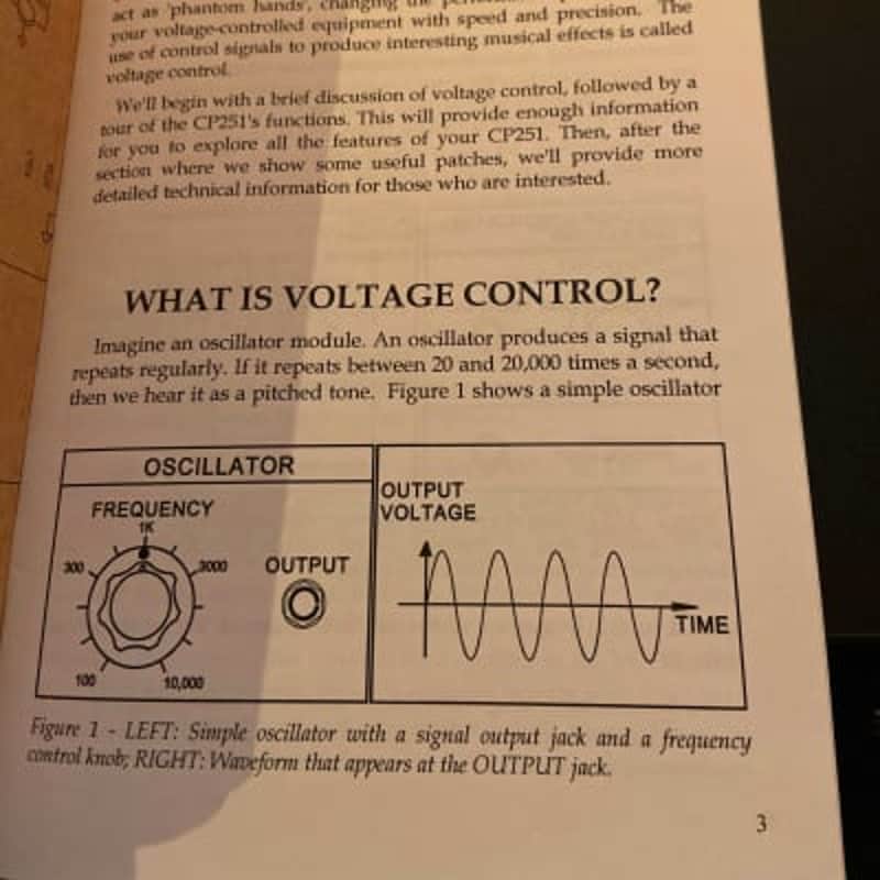 Moog Moogerfooger CP-251 Control Processor manual image 1