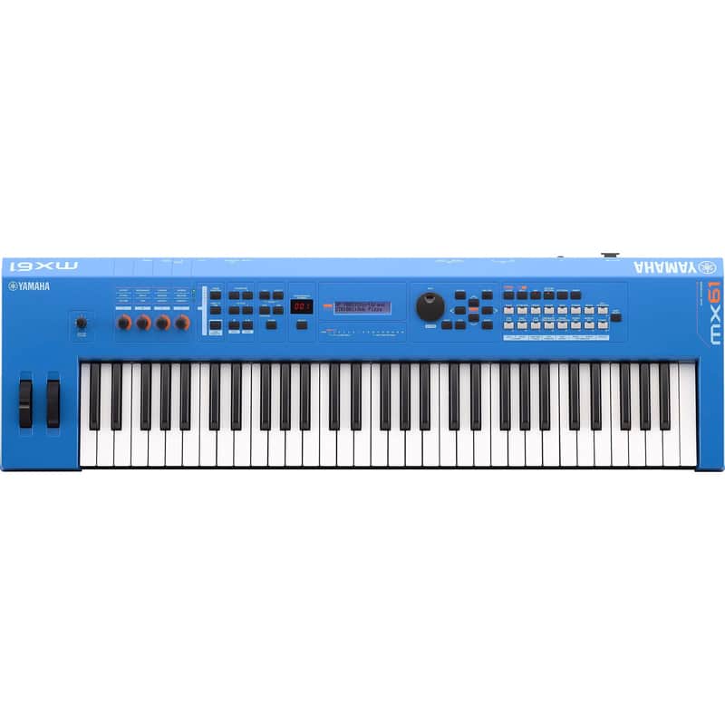 Yamaha MX61 v2 Music Production Synthesizer (Blue) image 1