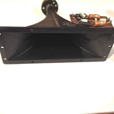 Pair Alnico Vintage Jensen RP-109 Tweeter Speaker horns with crossover image 3