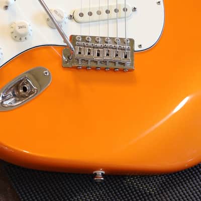 Lefty! 2019 D'Pergo Aged Vintage Classic Limited Brazillian Electric Guitar Orange + HSC image 5