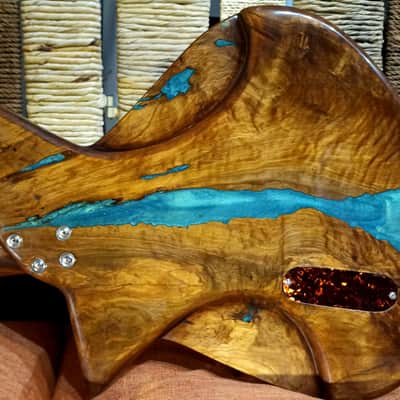 PeaceQ Custom Deluxe Goldfoil Olive Burl image 9