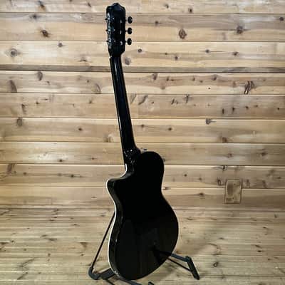 Cordoba Stage Nylon String Electric Guitar - Black Burst image 5