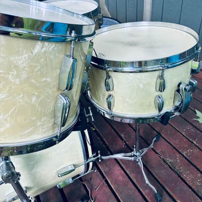 Slingerland Radio King 1950 - White Marine Pearl image 2